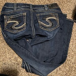 Petite Silver Jeans